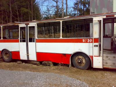 Plzeňský skart a.s. autovrak autobus Plzeňský skart a.s. autovrak autobus
