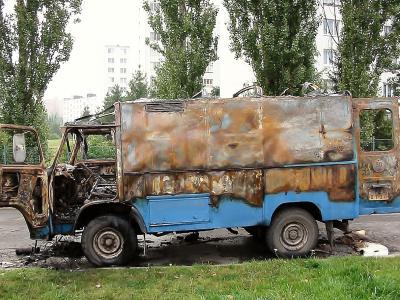 Plzeňský skart a.s. autovrak dodávka Plzeňský skart a.s. autovrak dodávka
