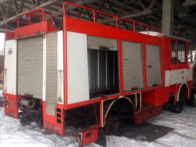 Plzeňský skart a.s. autovrak hasičská cisterna Plzeňský skart a.s. autovrak hasičská cisterna